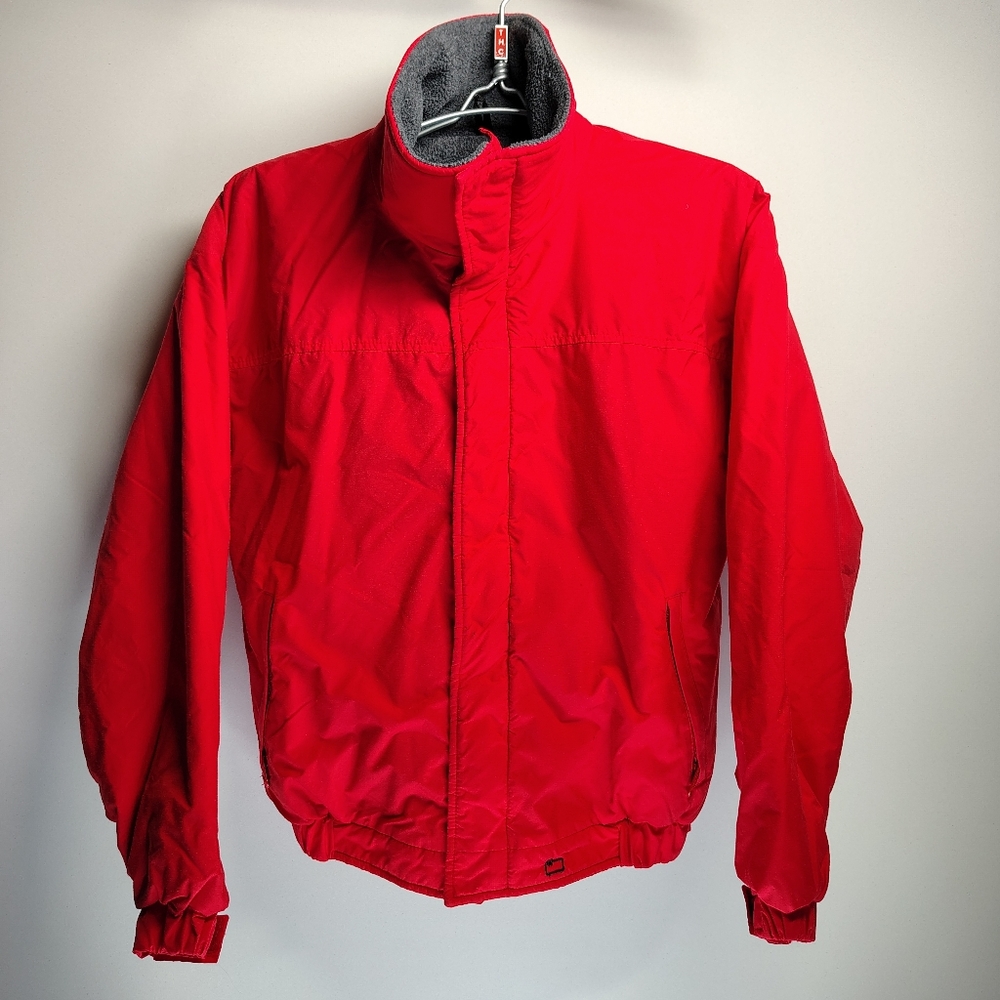 VINTAGE Woolrich Teton Jacket Womens Fleece Lined Nylon Made In USA Size Medium